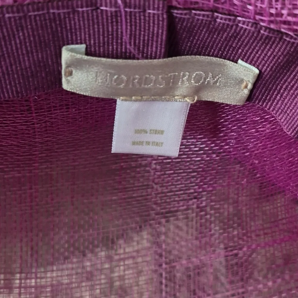 Nordstrom Drama Cinched Hat In Fuchsia - Kentucky Derby
